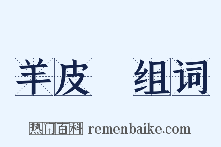 羊皮紙组词是什么意思的图片